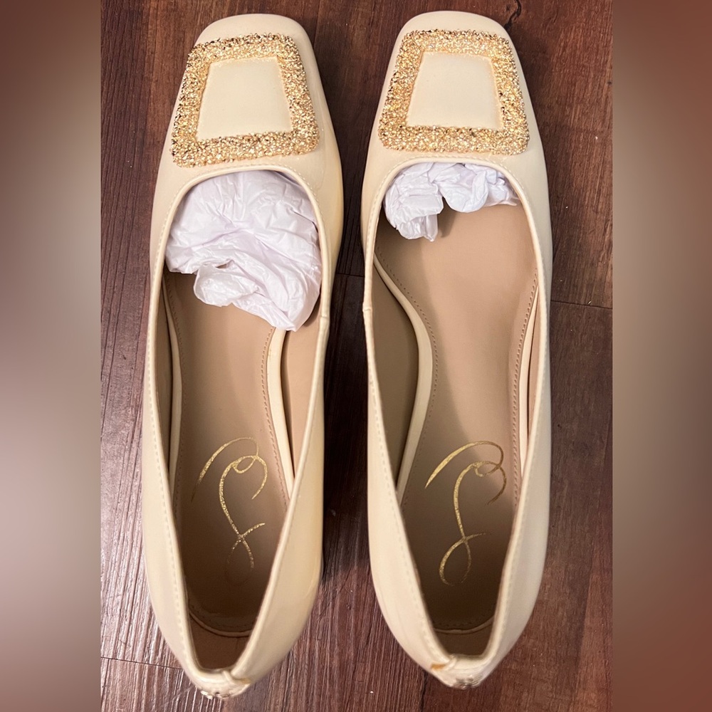 Sam Edelman Women's Thalia Pump in Modern Ivory size 6.5M
